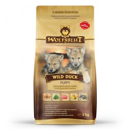 WOLFSBLUT WILD DUCK PUPPY PREMIUM HONDENVOER NATUURLIJKE HOOGWARDIGE HONDENBROKKEN